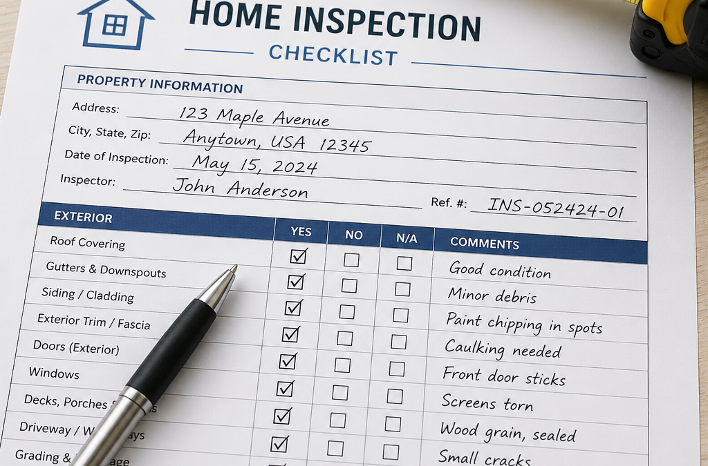 New Home Inspection Checklist: 15 Must-Check Items